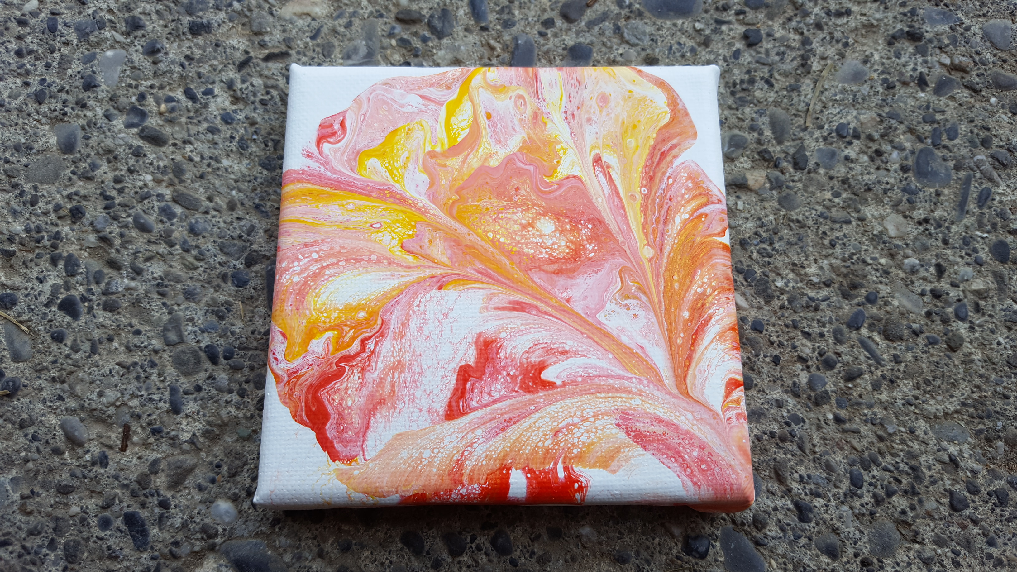 Acrylic Pour Painting